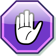 文件:Stop hand nuvola purple.svg